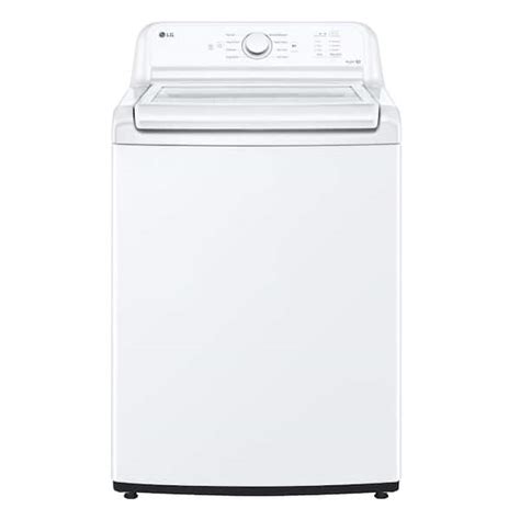 lg washing machines|LG 4.1 cu. ft. Top Load Washer in White with 4